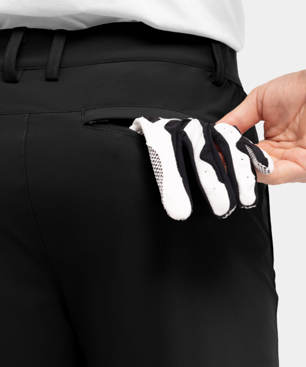 Miesten joustavat ja nopeasti kuivuvat golfshortsit rentoon työkäyttöön