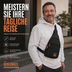 🎒 50% RABATT! 💼 Wasserdichte Umhängetasche mit mehreren Fächern – Vers – duchro