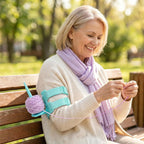 🧶 Kannettava käsivarsilankapidike neulontaan & virkkaukseen ✨3 % alennuskuponkikoodi: VAL3