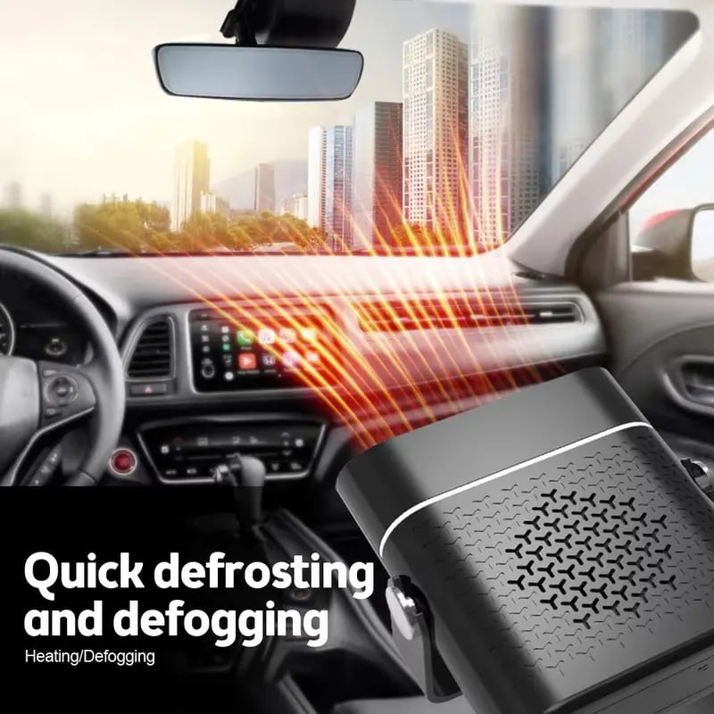 🎁Het rea-erbjudande 49% RABATT🔥 Bärbar elektrisk bilvärmefläkt