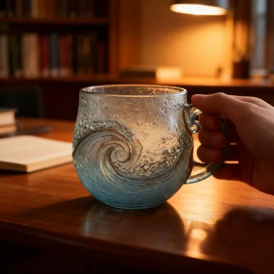 🌊Havsvågsmugg: Din dagliga flykt – Lugna kustvibbar i varje kopp te/kaffe