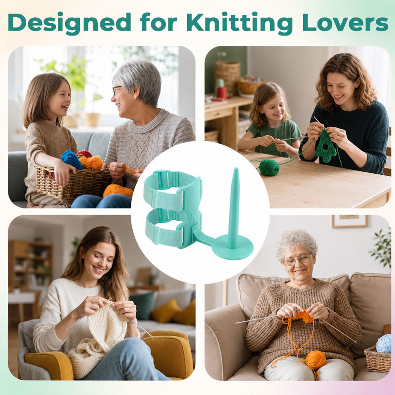 🧶 Kannettava käsivarsilankapidike neulontaan & virkkaukseen ✨3 % alennuskuponkikoodi: VAL3