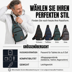🎒 50% RABATT! 💼 Wasserdichte Umhängetasche mit mehreren Fächern – Vers – duchro