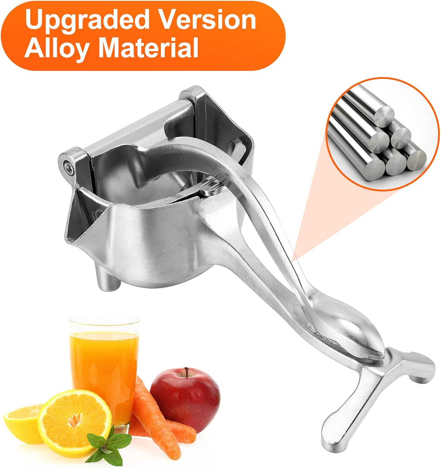 🎁 Kraftig handjuicepress (färsk juice på några sekunder, ingen kladd)