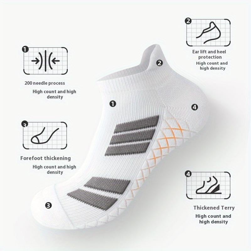 🧦Unisex-sukat, joissa ei näy näkyvyyttä – Liukumattomat, hengittävät ja täydelliset urheiluun