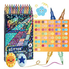 🎨Kimalleefektisivellintussit🥇✨: Luo kimaltelevaa taidetta tasaisesti 🥳(🌈24–96 väriä | Tasainen, ei tukkeutumista | Ei läpivuotamista📝)