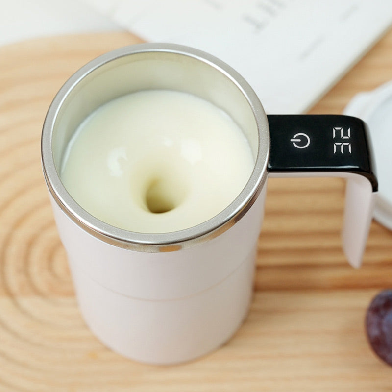 💥☕ Set med uppladdningsbara, automatiska, magnetiska omrörare för kaffe