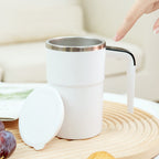 💥☕ Set med uppladdningsbara, automatiska, magnetiska omrörare för kaffe