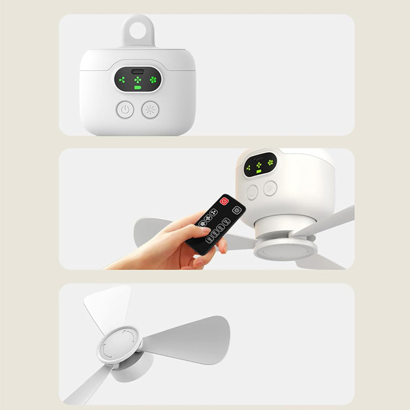 ⏰ Rajoitetun ajan tarjous: 50 % alennus ladattavasta kattotuulettimesta LED-valoilla! 🌬️✨
