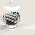 ⏰ Rajoitetun ajan tarjous: 50 % alennus ladattavasta kattotuulettimesta LED-valoilla! 🌬️✨