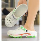 Miesten hengittävät slip-on-sandaalit