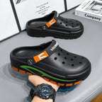 Miesten hengittävät slip-on-sandaalit