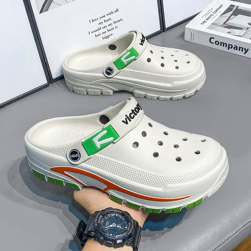 Miesten hengittävät slip-on-sandaalit