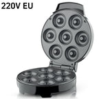 Elektrisk mini-doughnutmaskin med non-stick-yta