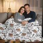 🎁 Begränsad tid 50 % rabatt✨Troinspirerad mysig, ultramjuk pläd | Ultramjuk komfort med inspirerande design🛋️