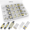 🎁 50% ALENNUS NYT！💥42-osainen erittäin kirkas LED-auton sisävalosarja 🚗✨3 % alennuskuponkikoodi: VAL3