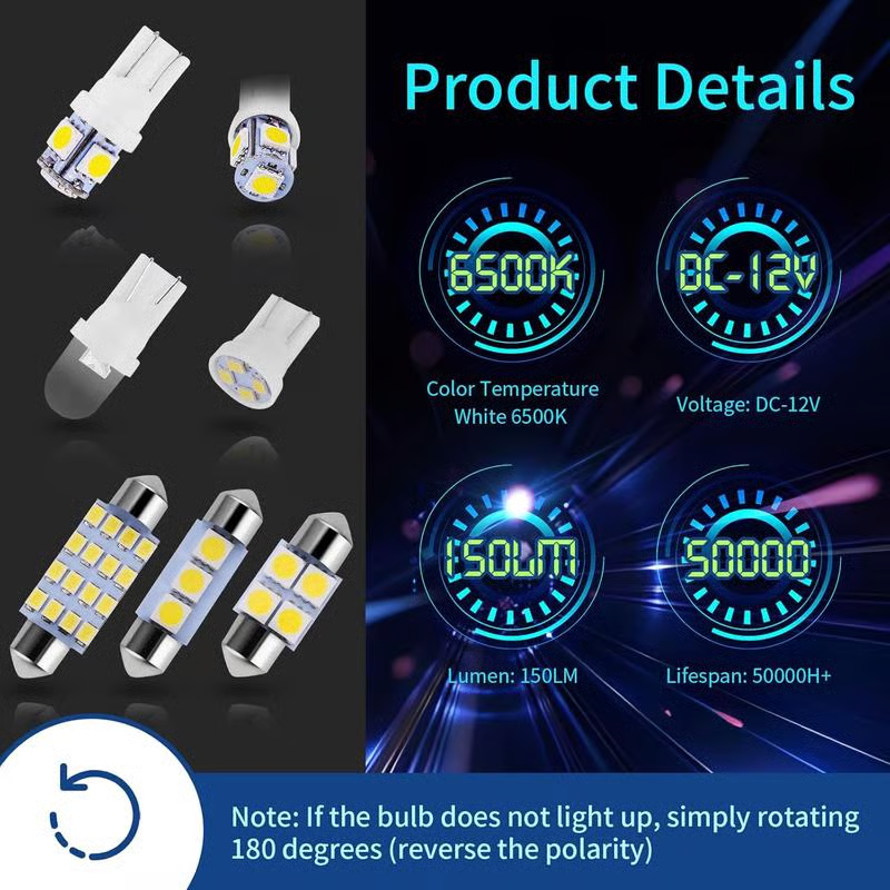 🎁 50% ALENNUS NYT！💥42-osainen erittäin kirkas LED-auton sisävalosarja 🚗✨3 % alennuskuponkikoodi: VAL3