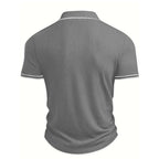 👕 50% OFF NOW! 🌞 Summer Casual Short Sleeve Polo Shirt – Breathable Fabric, Classic Fit & Perfect for Daily Wear 🏠
