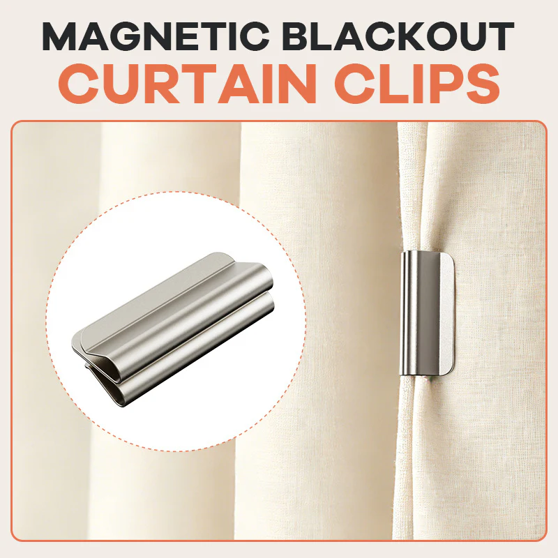 Magneettiset verhokiinnikkeet pimennystä varten