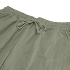 👖 50% ALE 🌿 | Rennot pellavahousut miehille - suorat lahkeet ja kiristysnyöri vyötäröllä