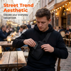 🎒 RAJOITETUN AJAN 49 % ALENNUS! 💥 Urban Commuter Sling Bag miehille – Minimalistinen, Vedenkestävä, Kevyt ✨