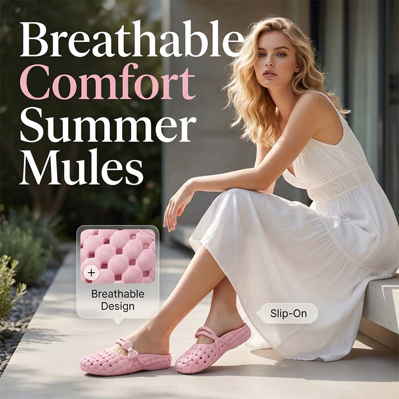 📢📢40% OFF !! ⏰Women's Closed-Toe Breathable Mules – liberyta