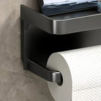 📢📢50% ALE NYT!! ⏰Seinään kiinnitettävä wc-paperiteline säilytyshyllyllä