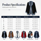 ⌛Rajoitetun ajan tarjous - Naisten elegantti denim-saumattu joustinneule takki✨3 % alennuskuponkikoodi: VAL3