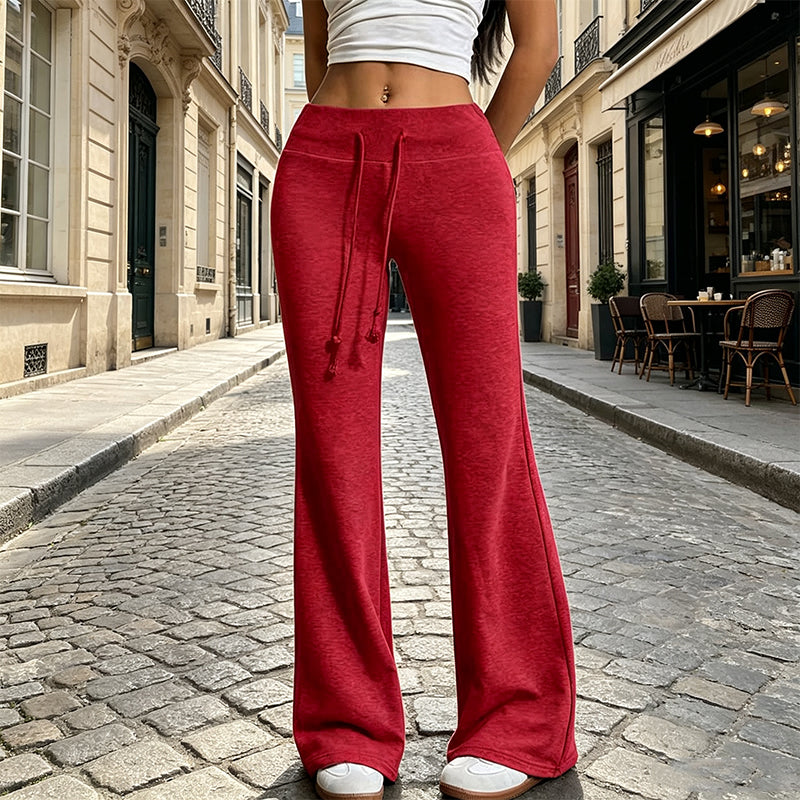🌸Poikkeuksellinen kampanja: 50 % alennus👖Korkeavyötäröiset levenevät housut naisille✨3 % alennuskuponkikoodi: VAL3