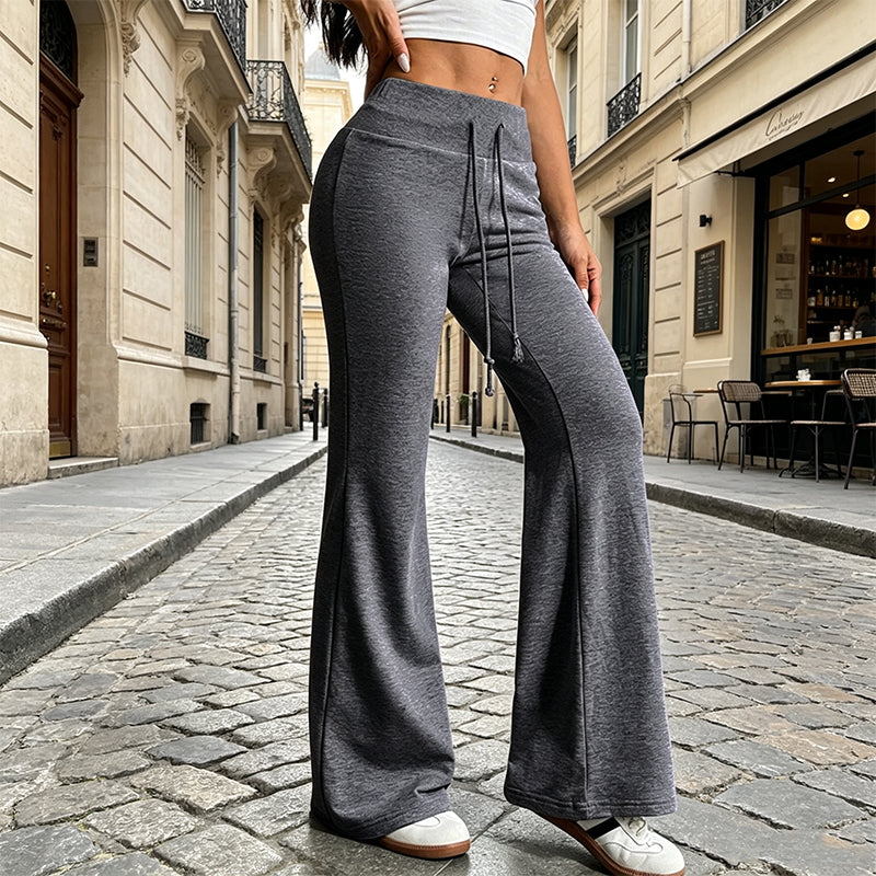 🌸Poikkeuksellinen kampanja: 50 % alennus👖Korkeavyötäröiset levenevät housut naisille✨3 % alennuskuponkikoodi: VAL3